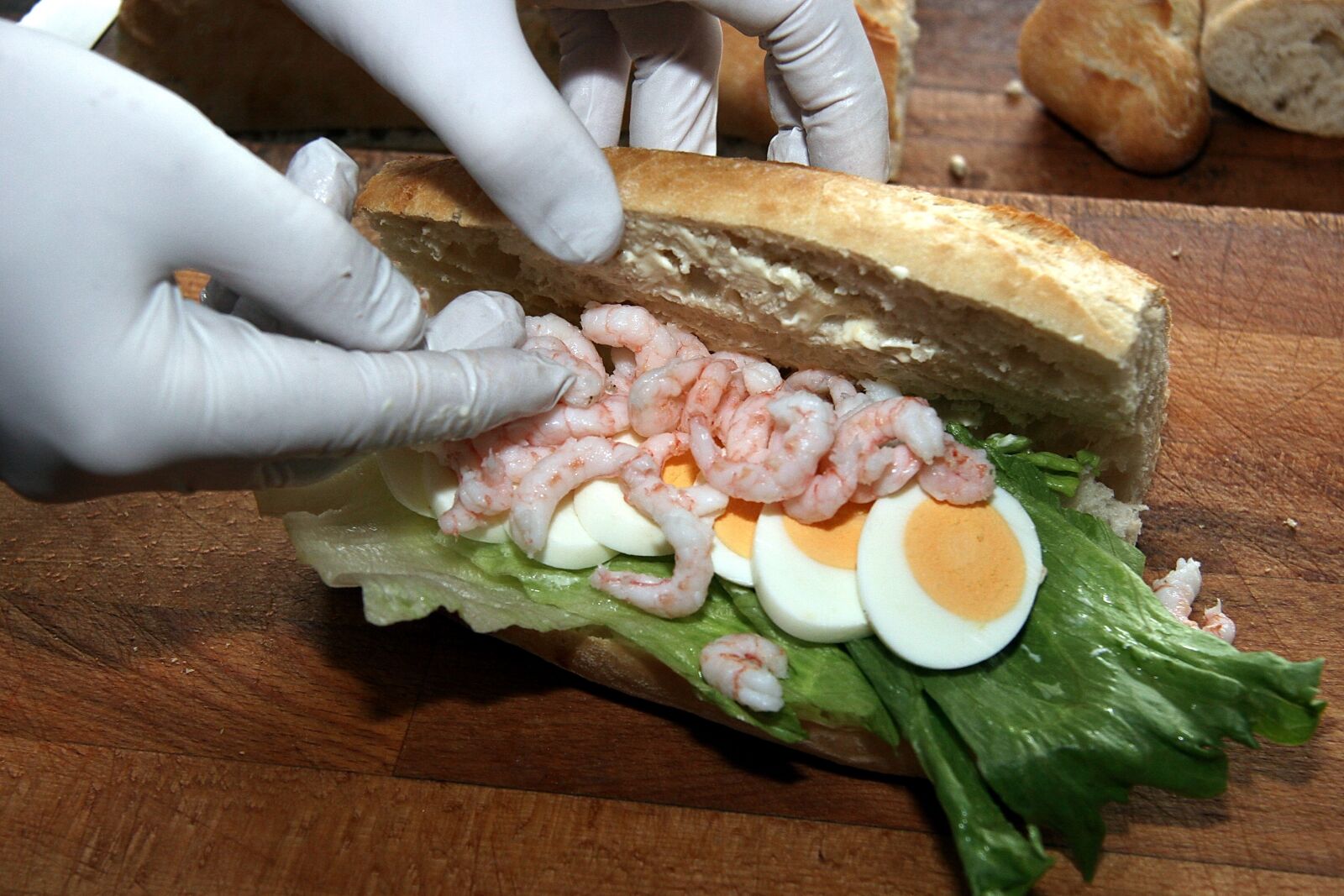 Canon EOS 20D sample photo. Sandwich, food, eggs photography