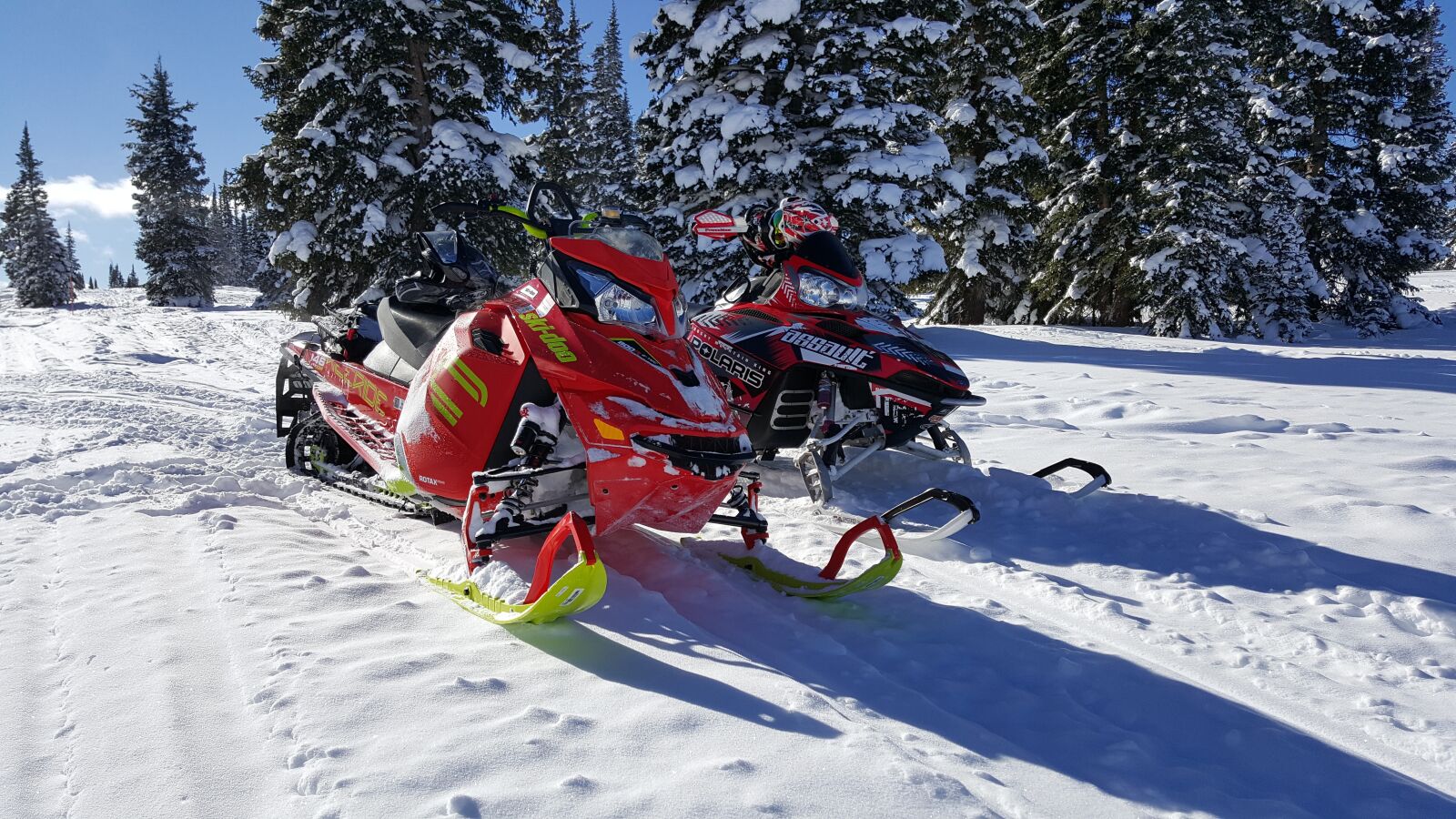 Samsung Galaxy Note5 sample photo. Snowmobile, snow, colorado photography