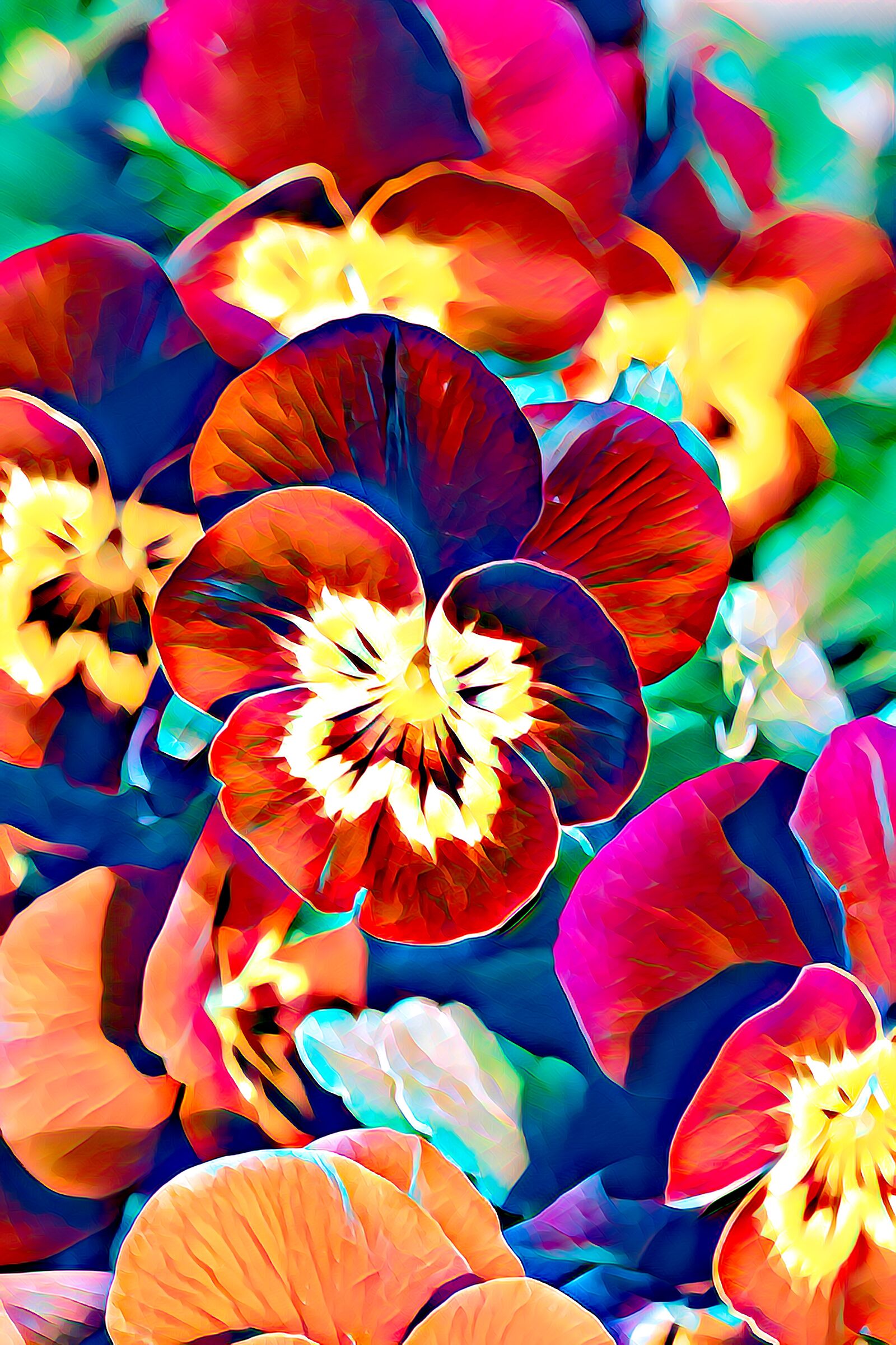 Canon EOS 550D (EOS Rebel T2i / EOS Kiss X4) sample photo. Pansy, pansies, love-in-idleness photography