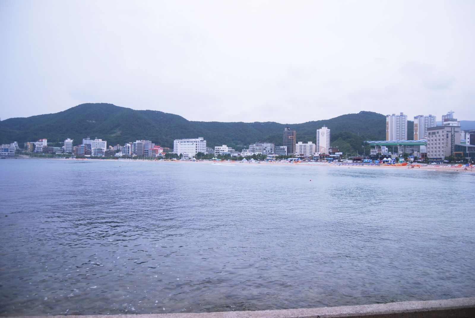 Nikon D40X sample photo. Busan, haeundae beach, korea photography