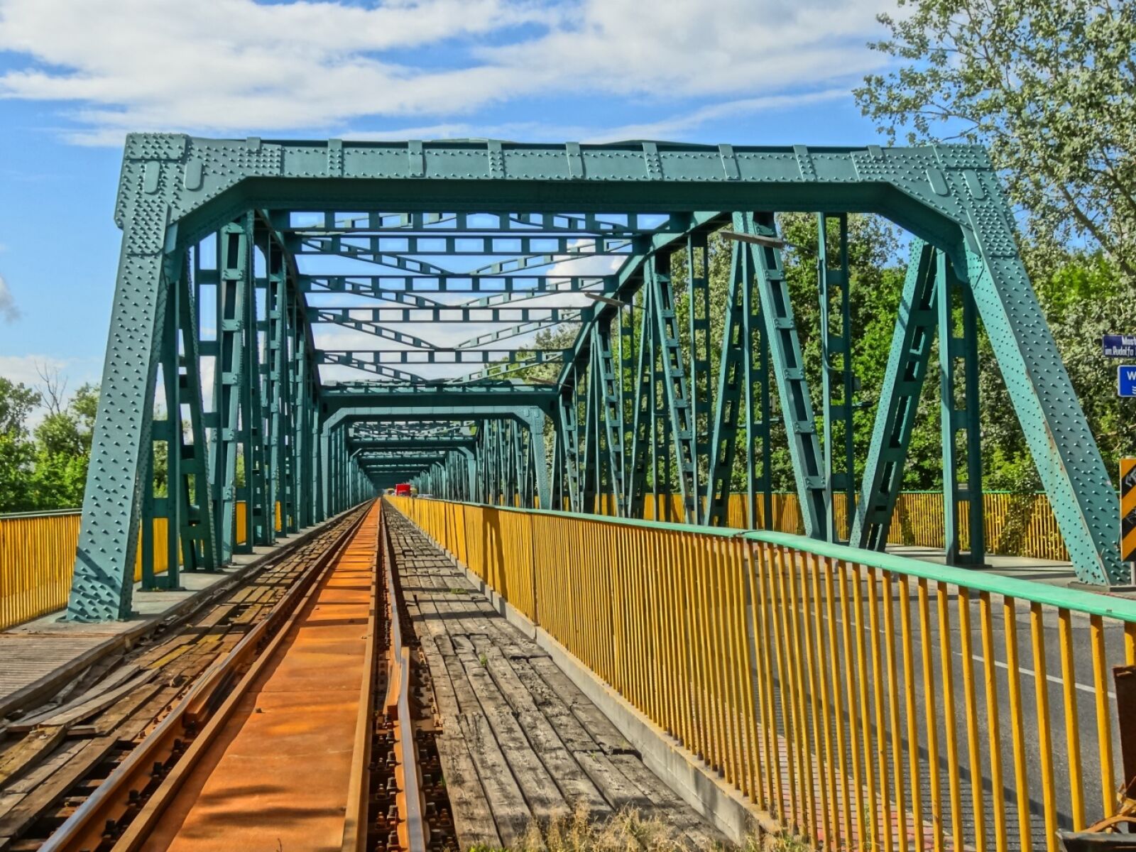 Sony Cyber-shot DSC-HX20V sample photo. Most fordonski, bydgoszczy, bridge photography