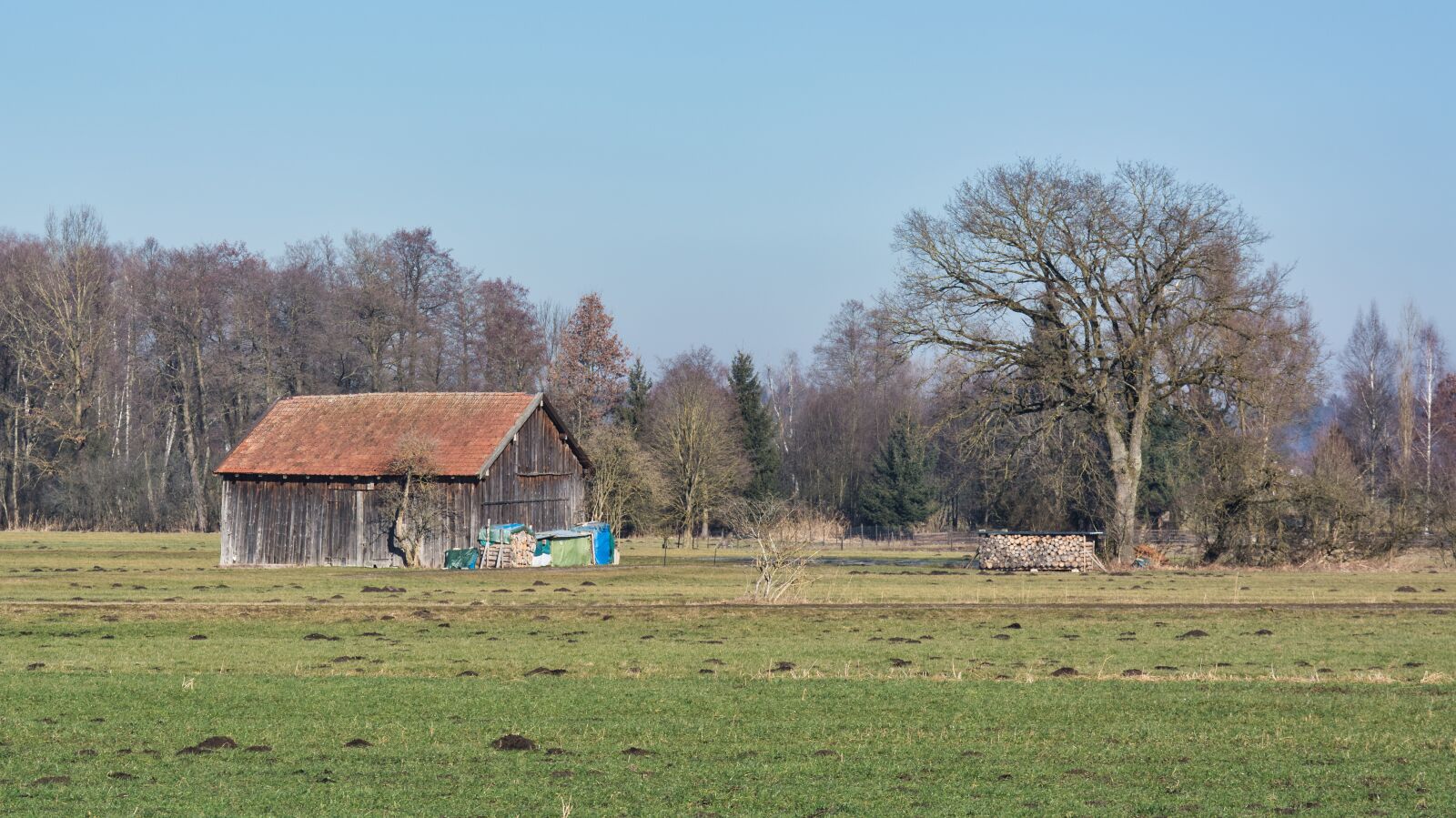 Nikon D7100 sample photo. Autumn, barn, hut photography