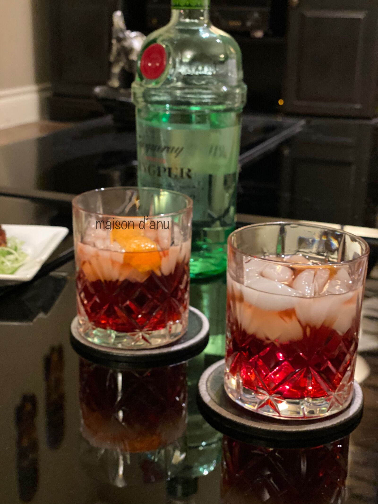Apple iPhone 11 Pro Max sample photo. Cocktail, alcohol, negroni photography