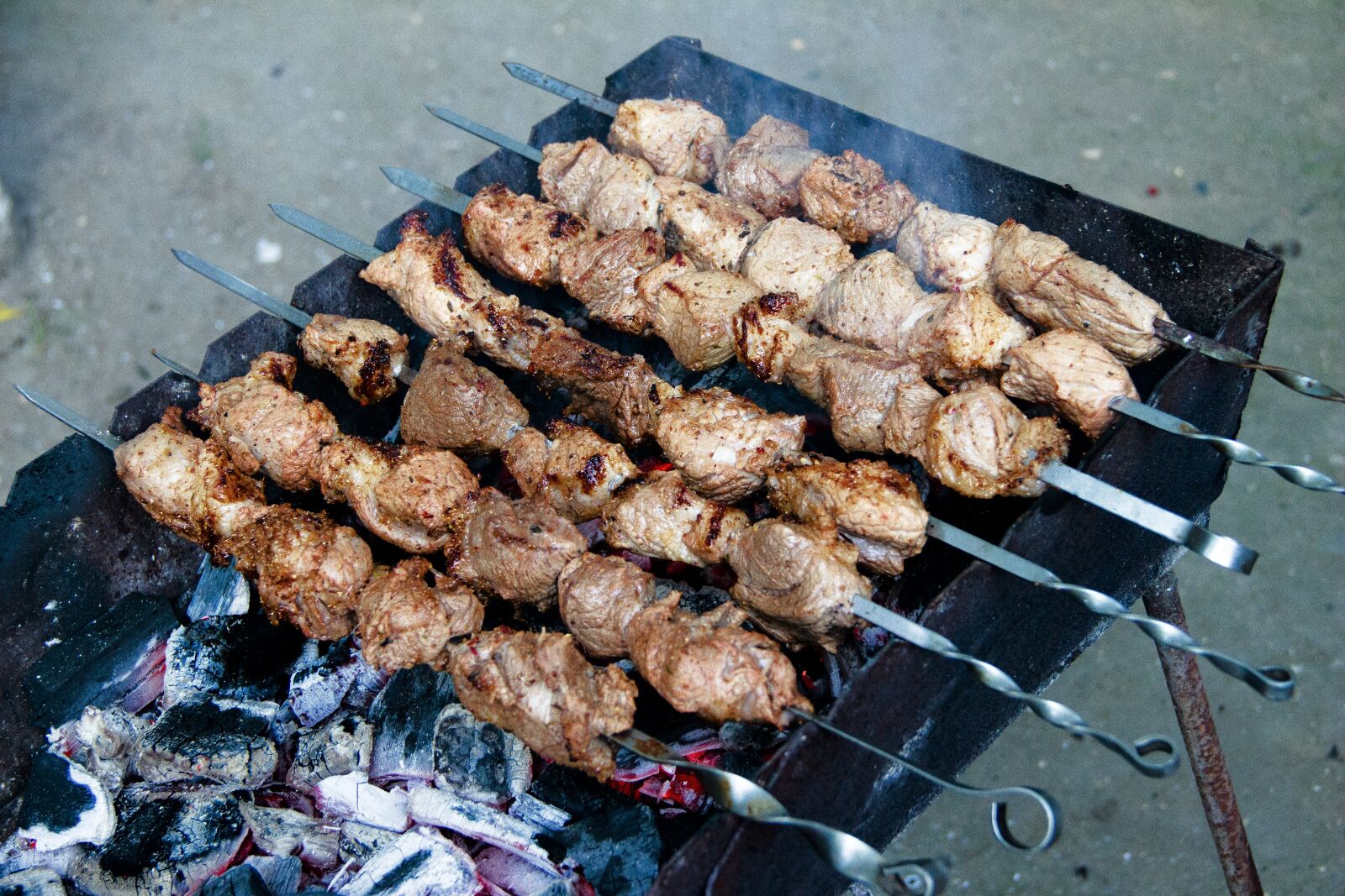 Canon EOS 650D (EOS Rebel T4i / EOS Kiss X6i) sample photo. Shish kebab, meat, mangal photography