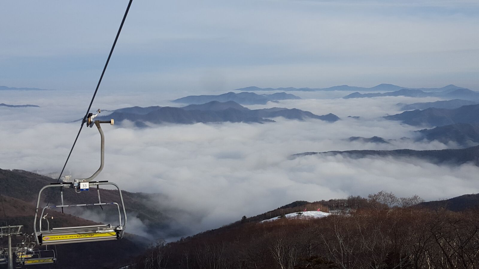 Samsung Galaxy S6 sample photo. Lift, mountain, winter photography