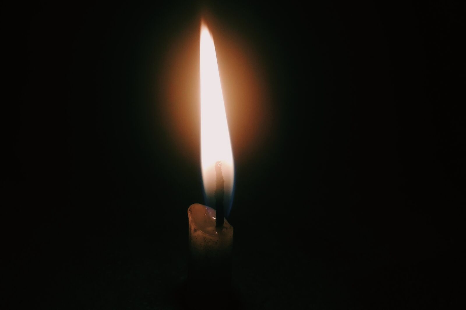 Xiaomi Redmi 4A sample photo. Flame, burnt, dark photography