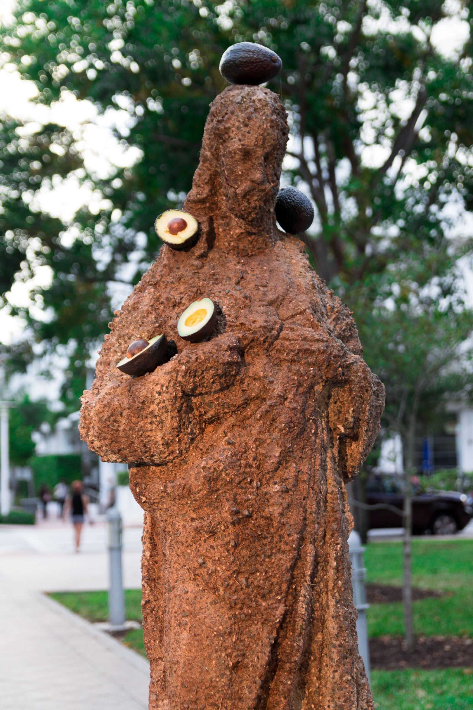 Canon EOS 1100D (EOS Rebel T3 / EOS Kiss X50) sample photo. Art, statue, avocado photography