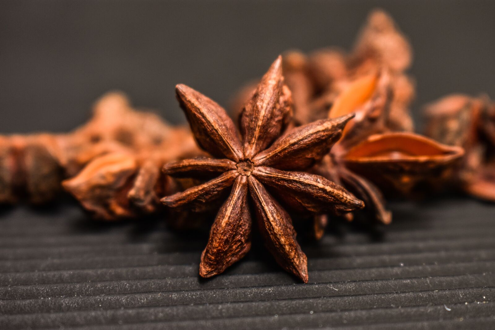 Nikon D3400 sample photo. Star anise, condiments, star photography