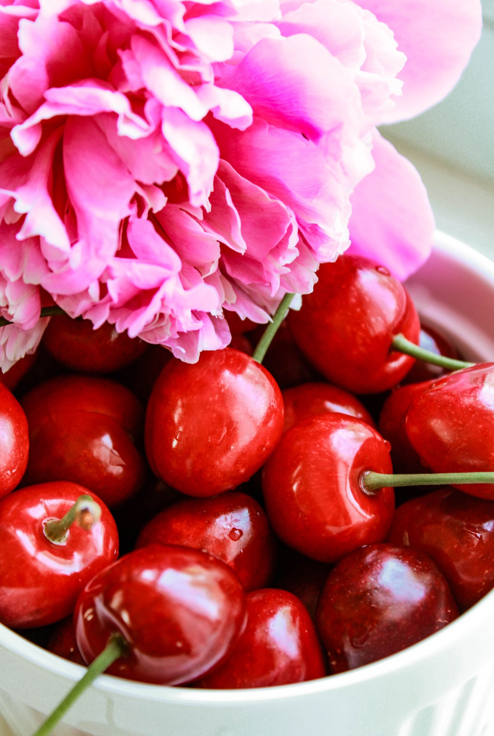 Canon EOS 2000D (EOS Rebel T7 / EOS Kiss X90 / EOS 1500D) sample photo. Cherry, peony, berry photography