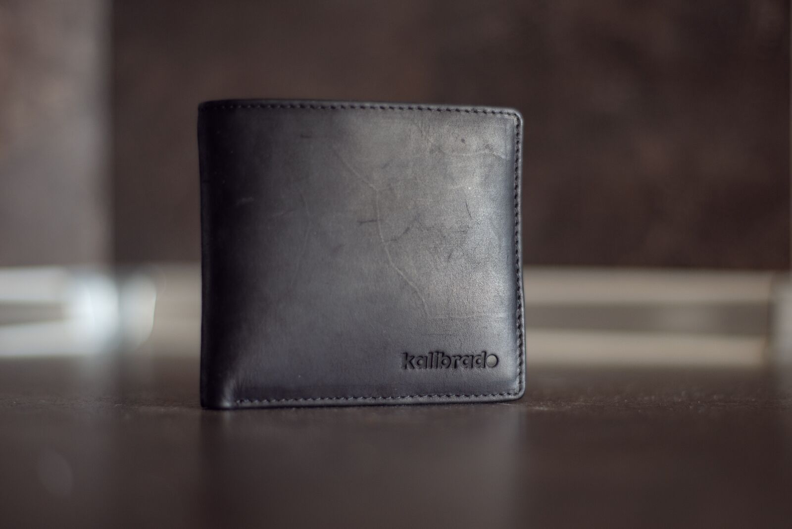 Nikon D610 sample photo. Mens wallet, leather wallet photography