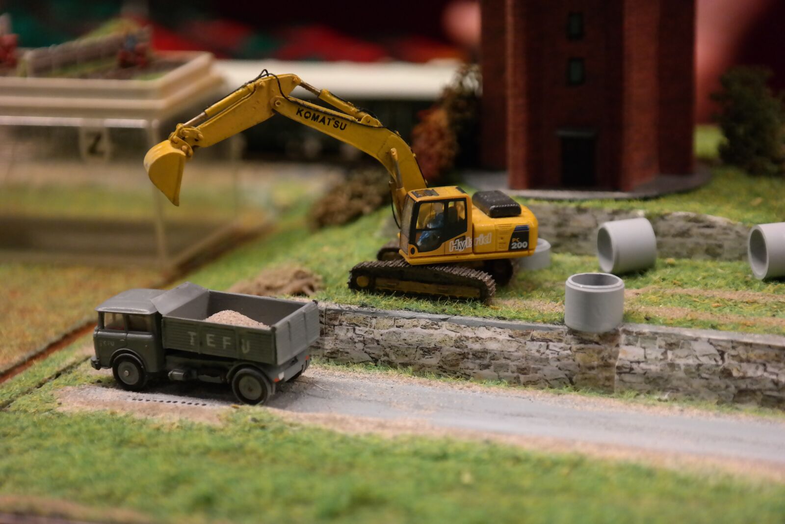 Samsung NX300 sample photo. Model railroad layout, vas photography
