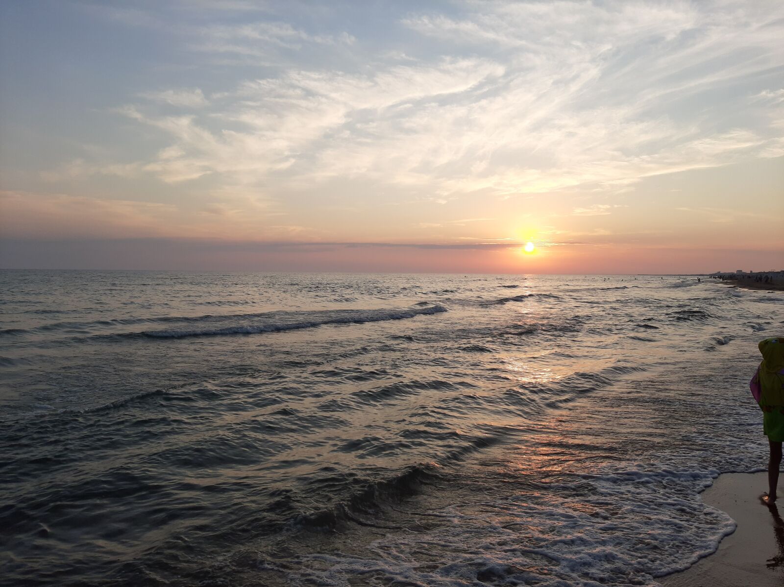 Samsung Galaxy A50 sample photo. Sunset, sea, black sea photography