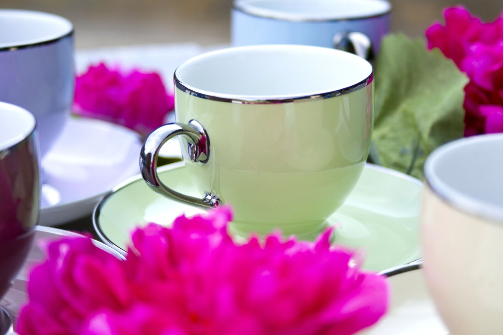 Sony Alpha DSLR-A850 sample photo. Cup, color, porcelain photography
