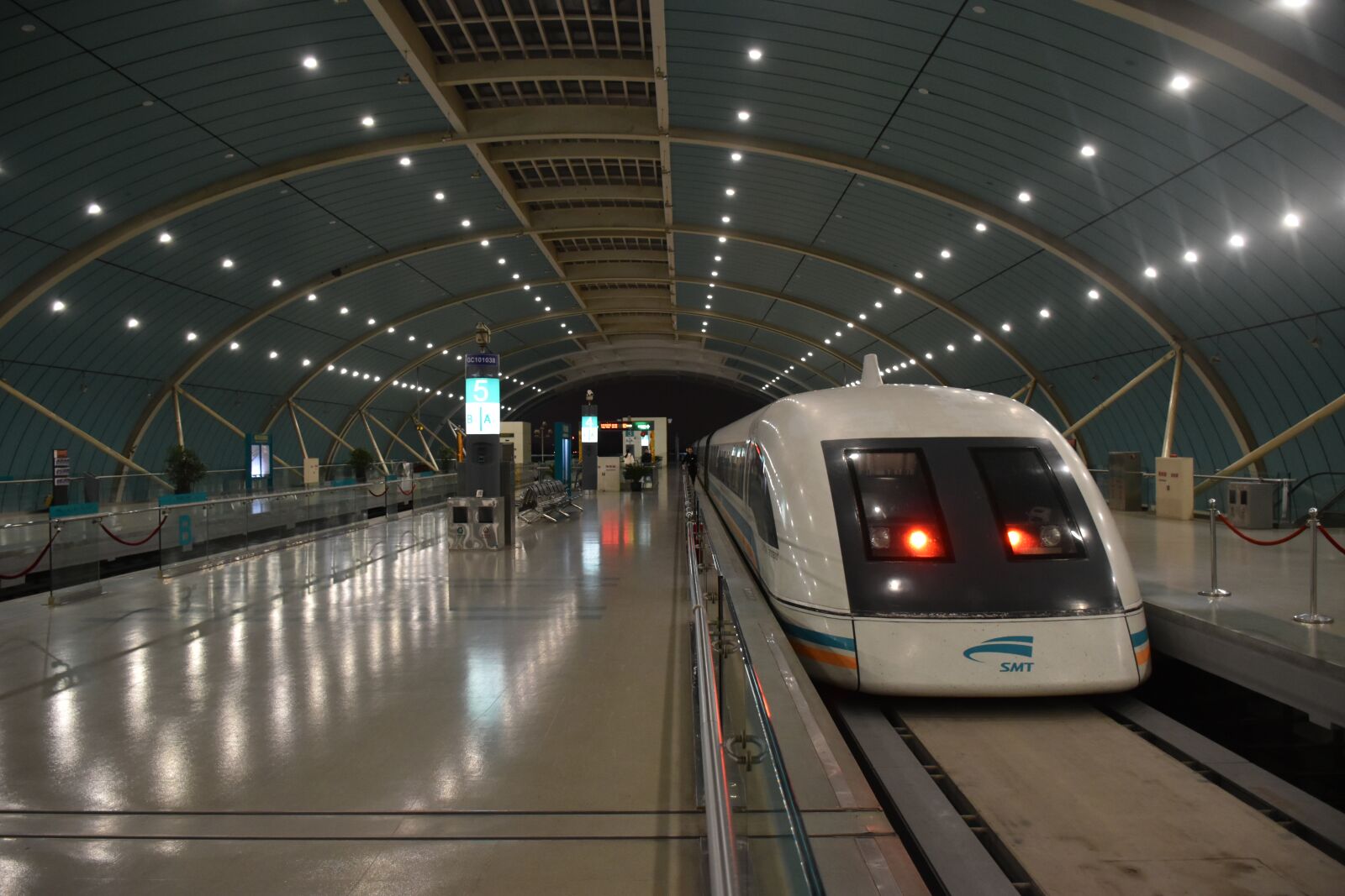 Nikon D5500 sample photo. China, transrapid, train photography