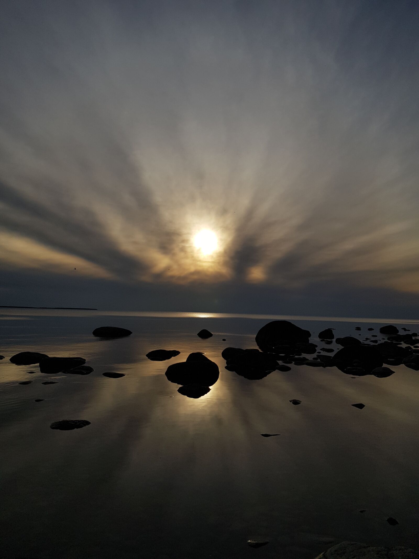 Samsung Galaxy S8 sample photo. Reflection, sunset, sky photography