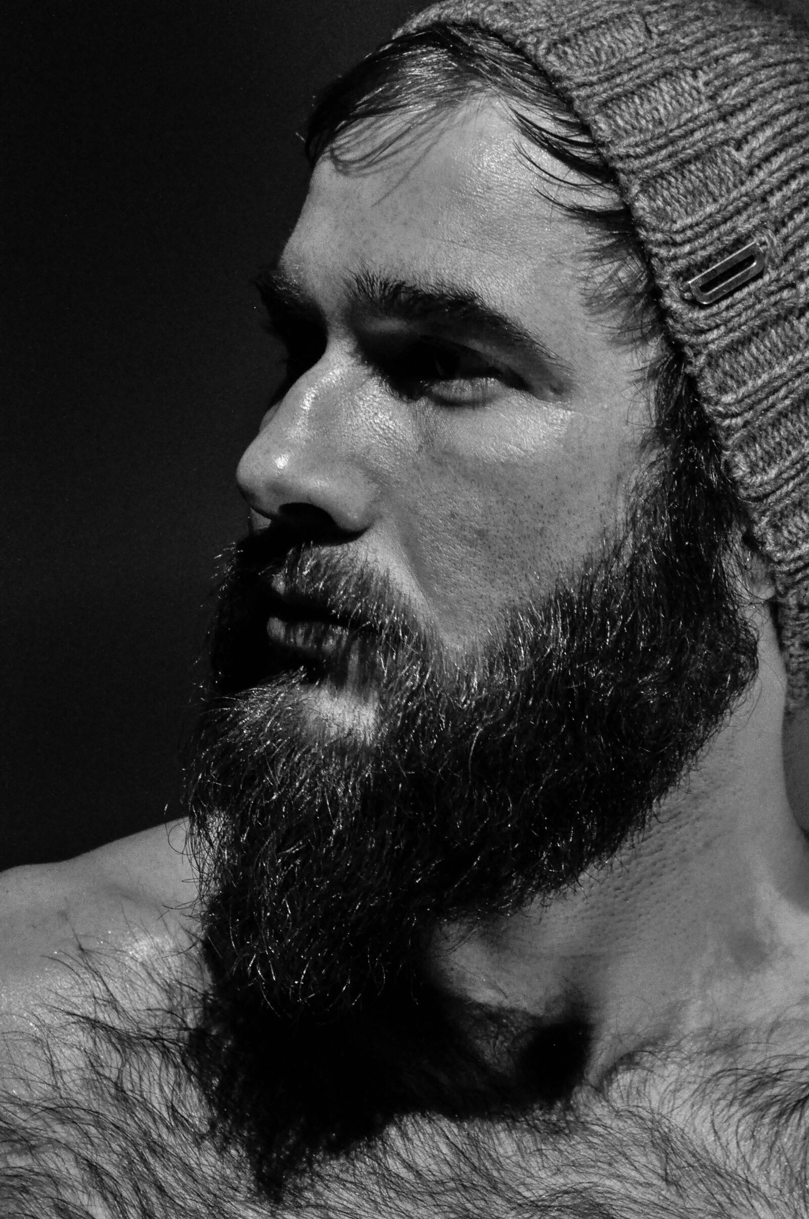 Nikon D5000 sample photo. Portrait, black, white photography