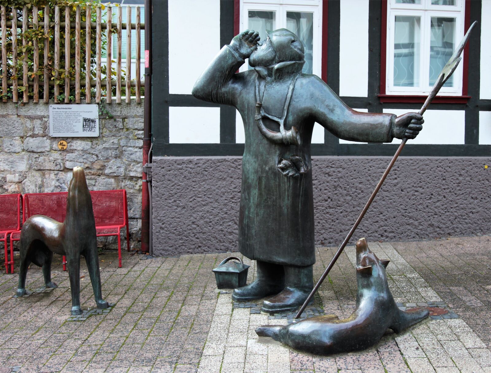Canon EOS 5D Mark II sample photo. Night watchman, bronze, mice photography