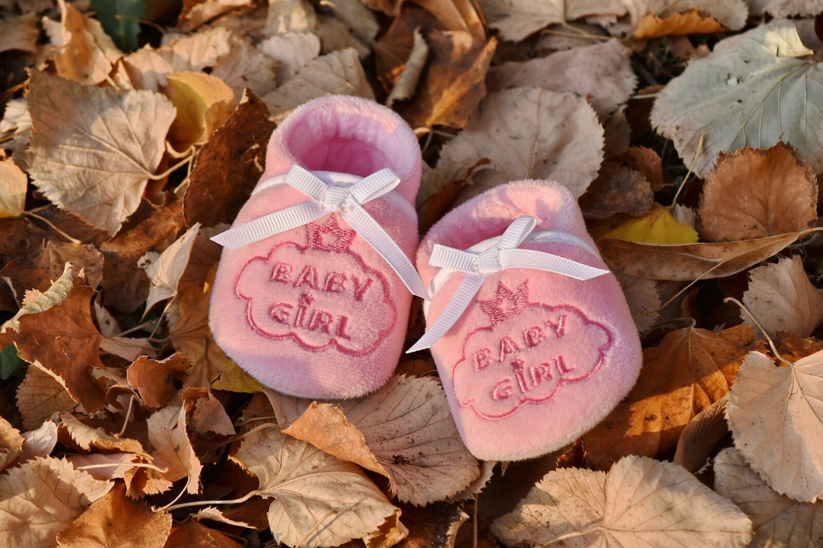 Nikon D5500 sample photo. Autumn season, baby, footwear photography