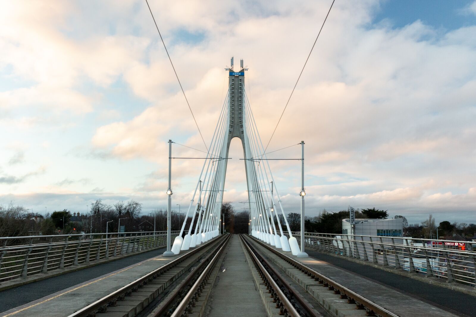 Canon EOS 70D sample photo. Bridge, clouds, perspective photography