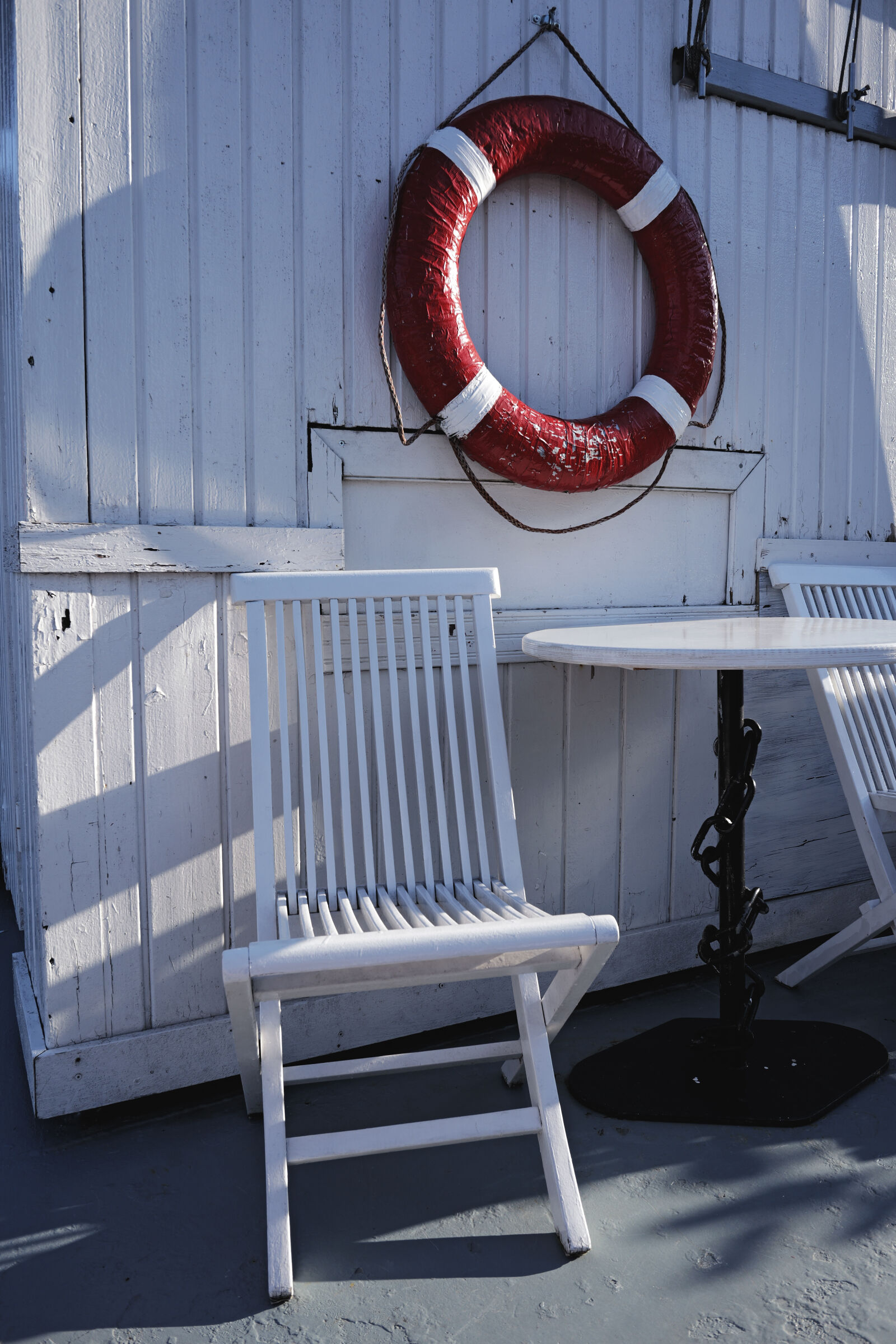 Panasonic Lumix S 26mm F8 sample photo. Boat terrace photography