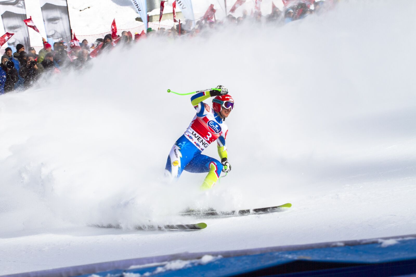 Canon EOS 7D + Canon EF 70-200mm F4L USM sample photo. Ski race, world cup photography