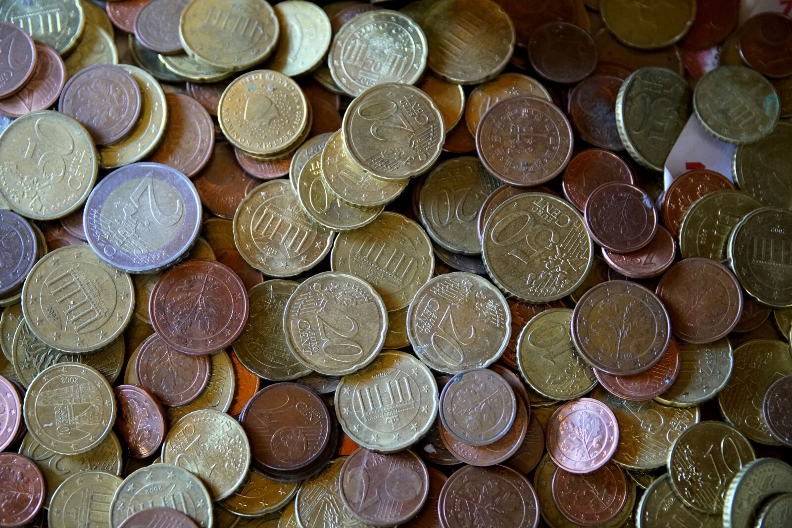 Sony a7R II sample photo. Money, coins, euro photography