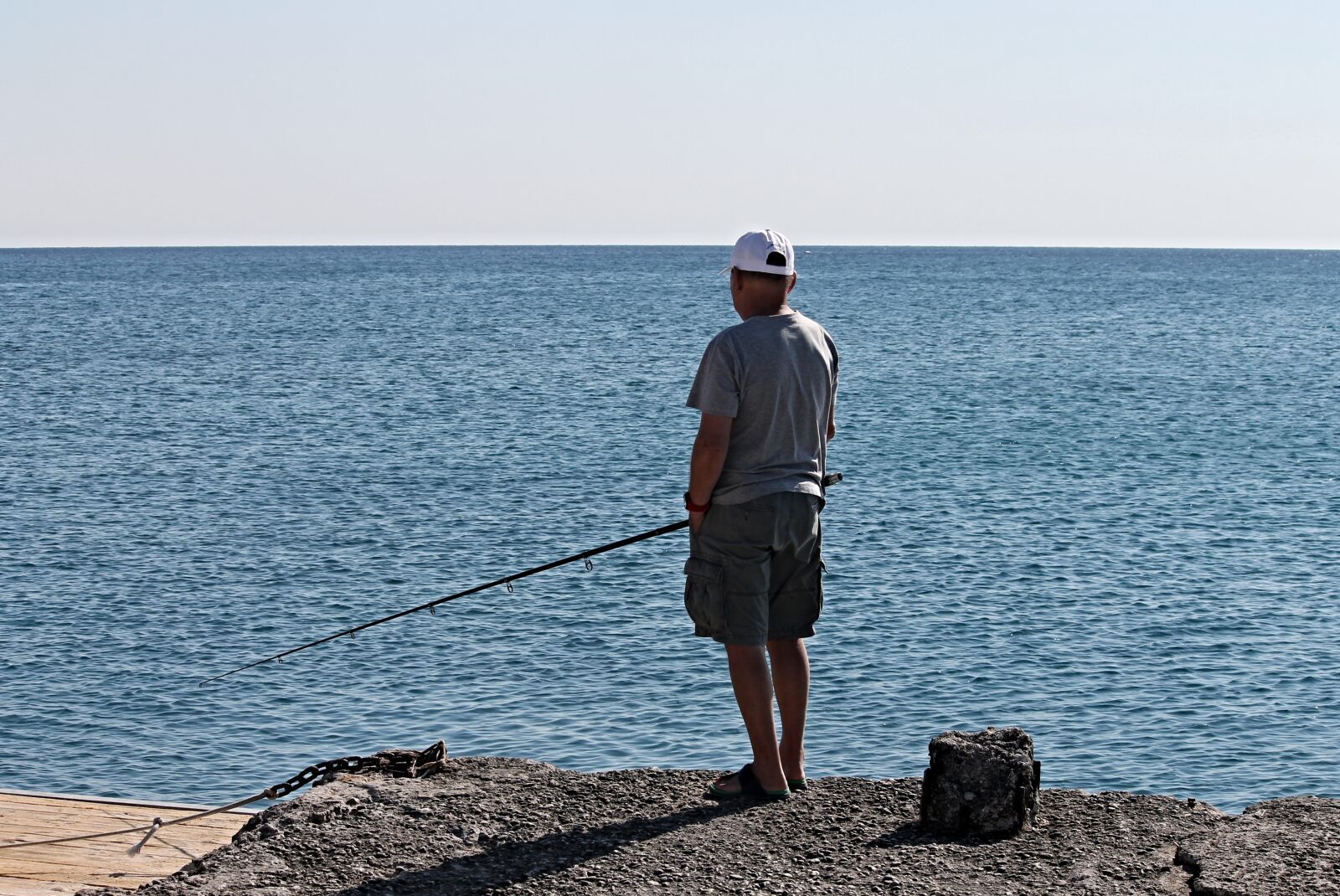 Canon EOS 1100D (EOS Rebel T3 / EOS Kiss X50) sample photo. Angler, fish, fishing rod photography