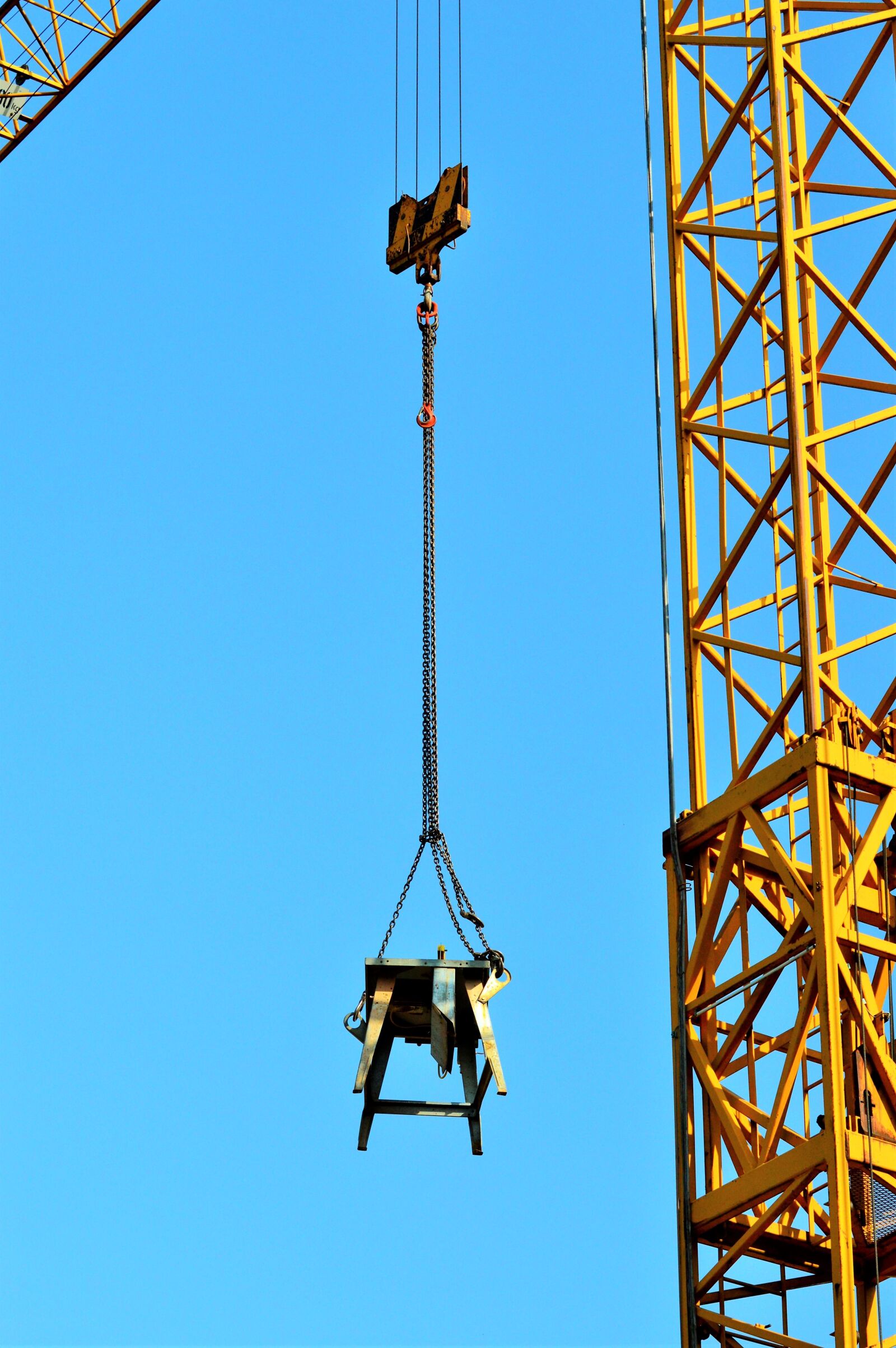 Nikon D3200 sample photo. Crane, baukran, load crane photography