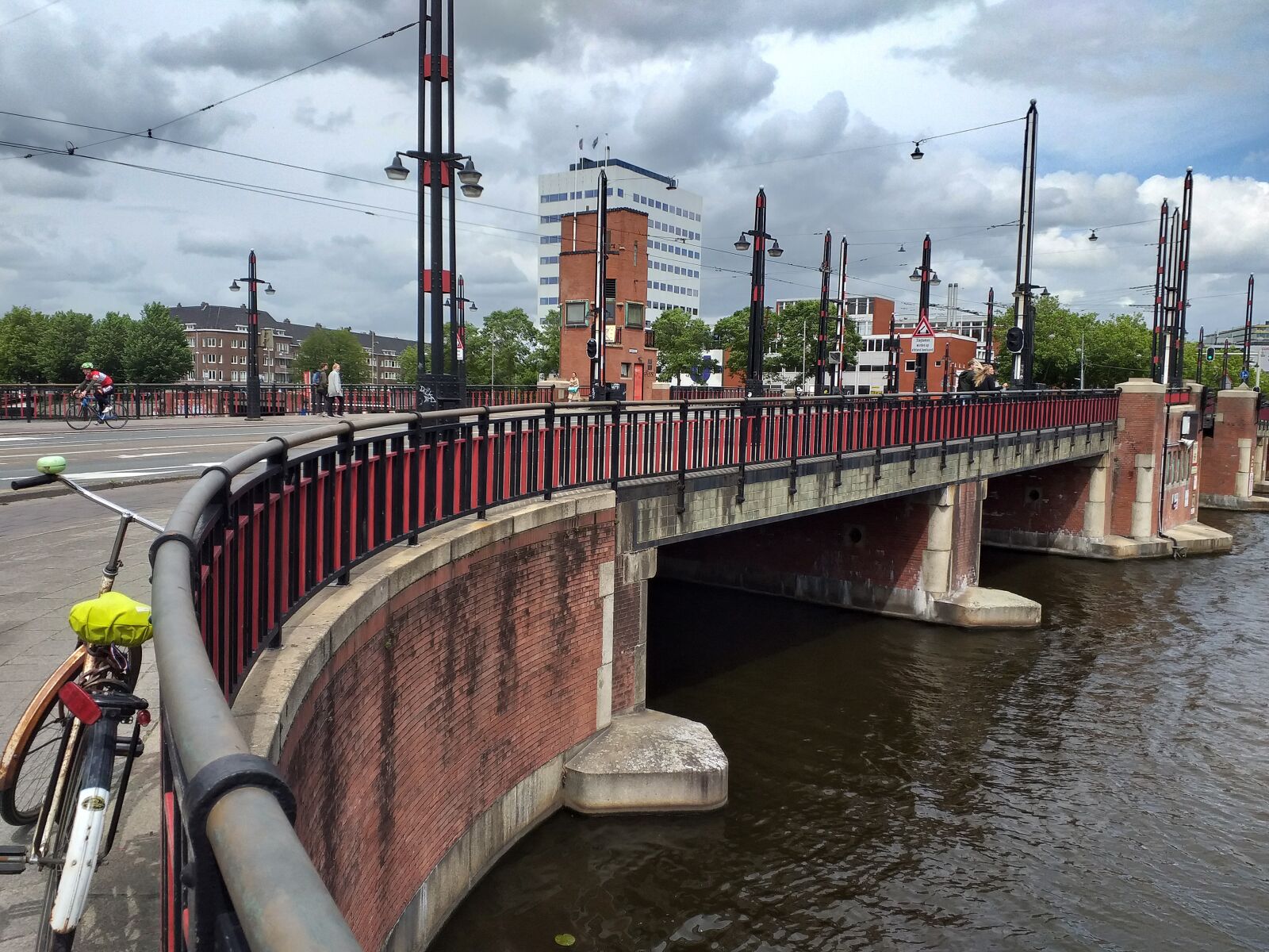 Samsung Galaxy J4+ sample photo. Bridge, clouds, city photography