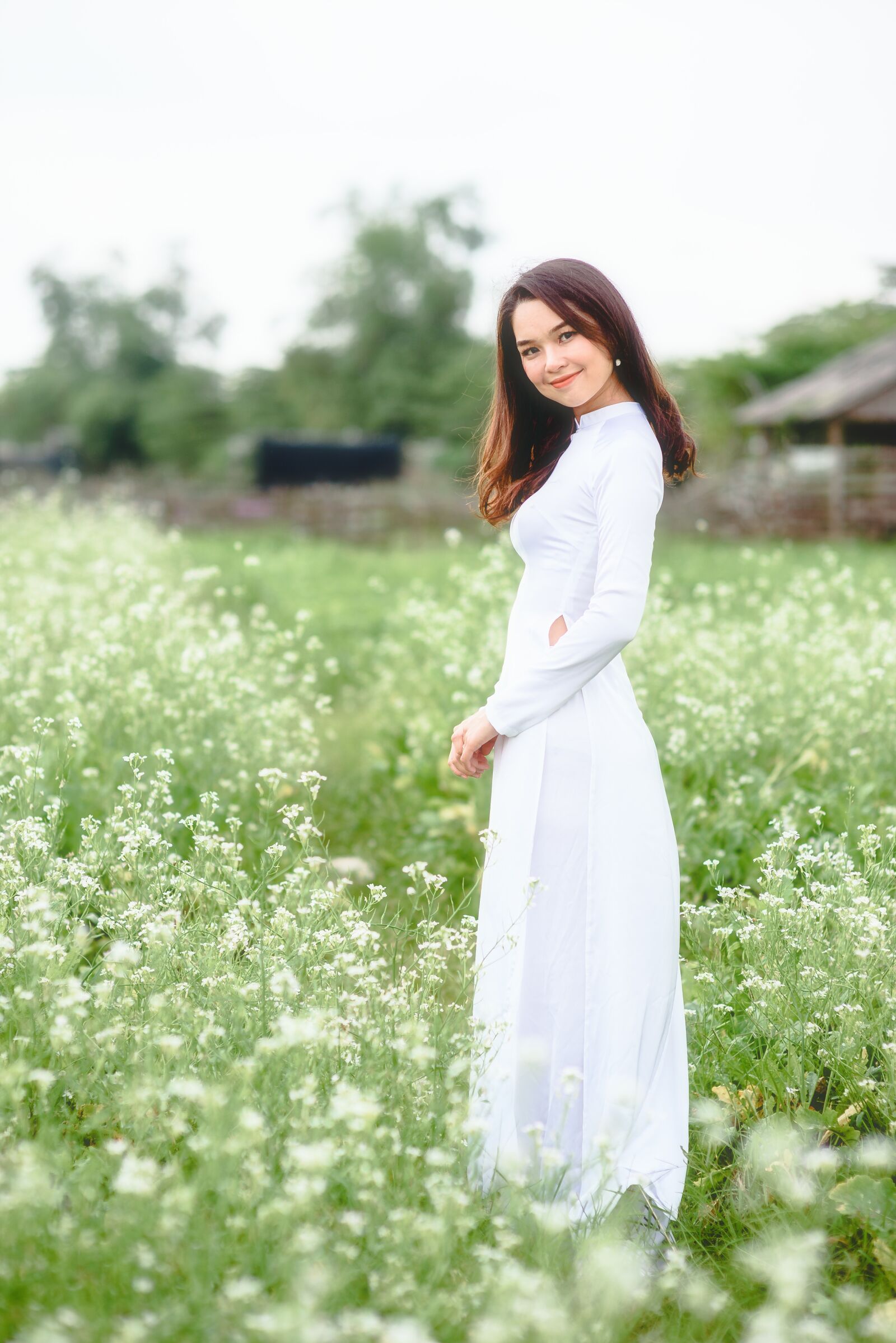 Nikon D750 sample photo. Long coat, people, female photography