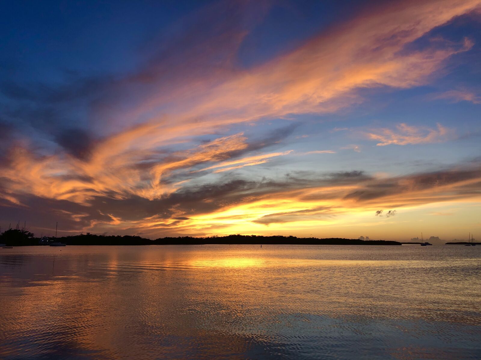 iPhone X back dual camera 4mm f/1.8 sample photo. Sunset, islamorada, the florida photography