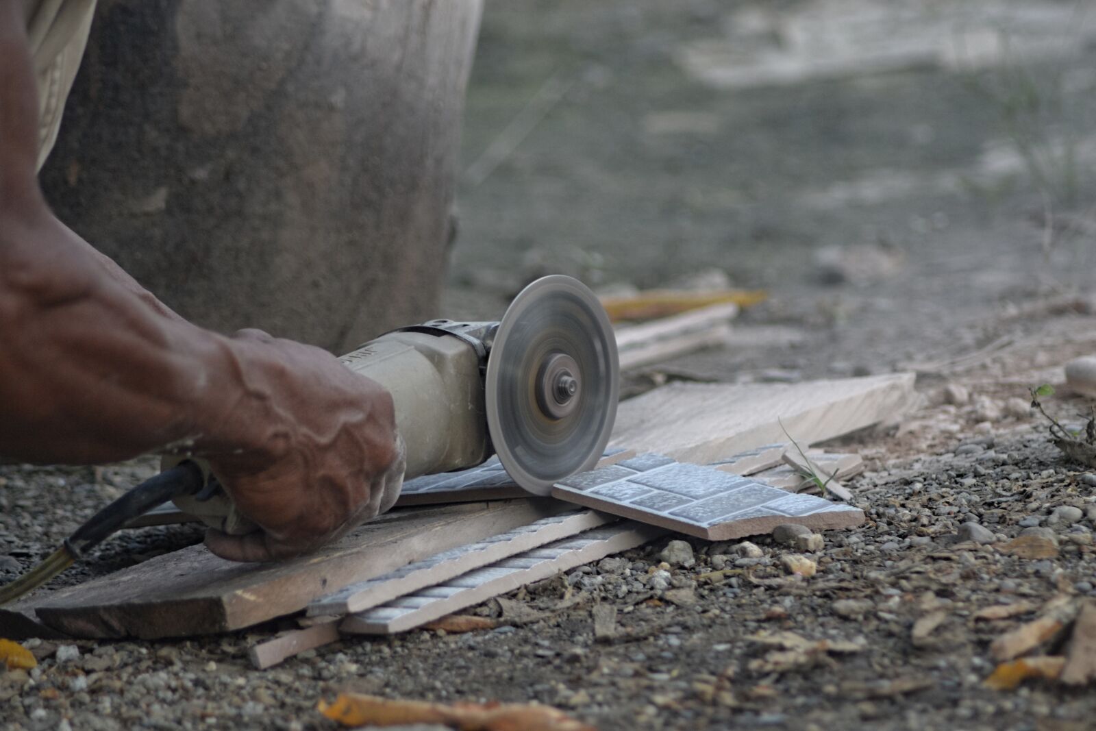 Nikon D3100 sample photo. Industrial, machine, cut photography