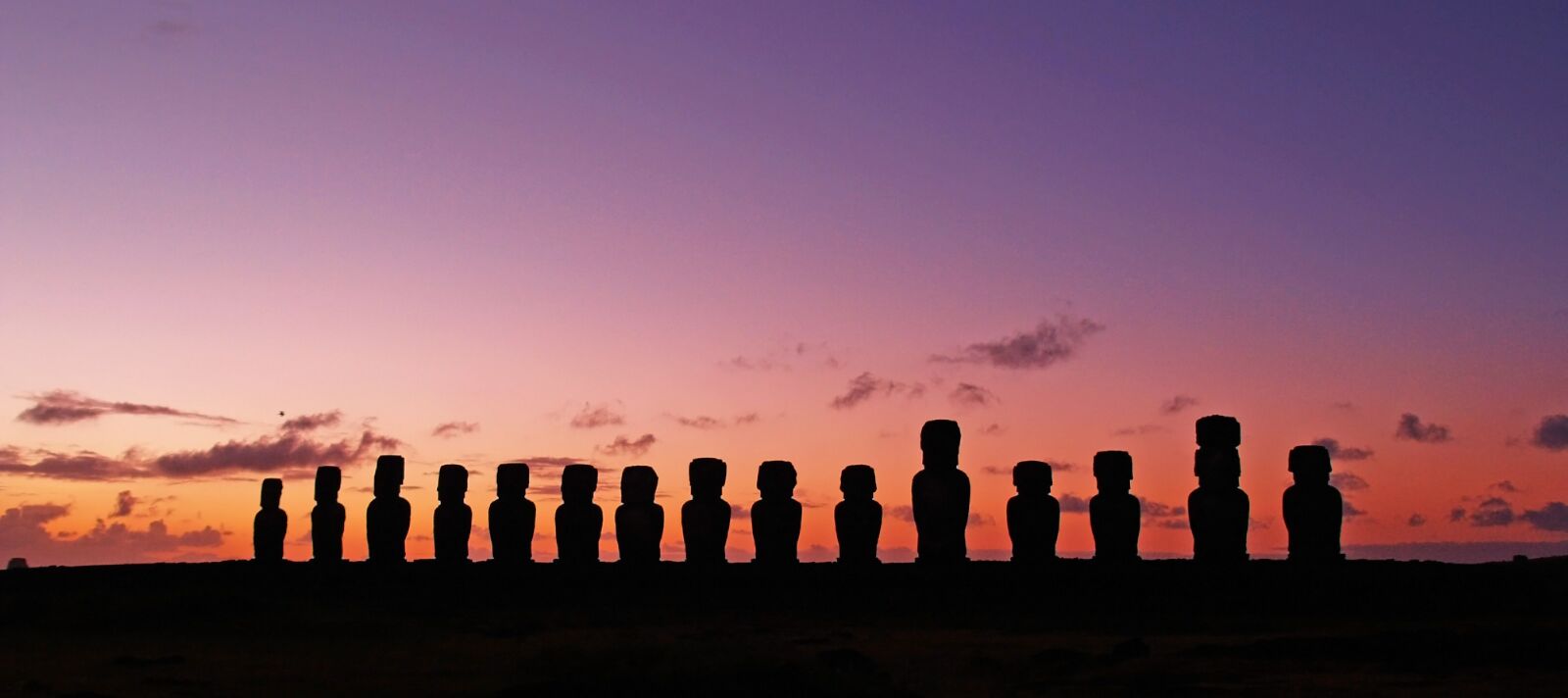 Olympus E-300 (EVOLT E-300) sample photo. Chile, easter island, statues photography