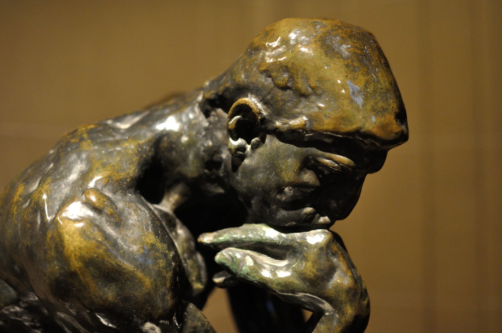 Nikon D90 sample photo. Think, thinker, statue photography