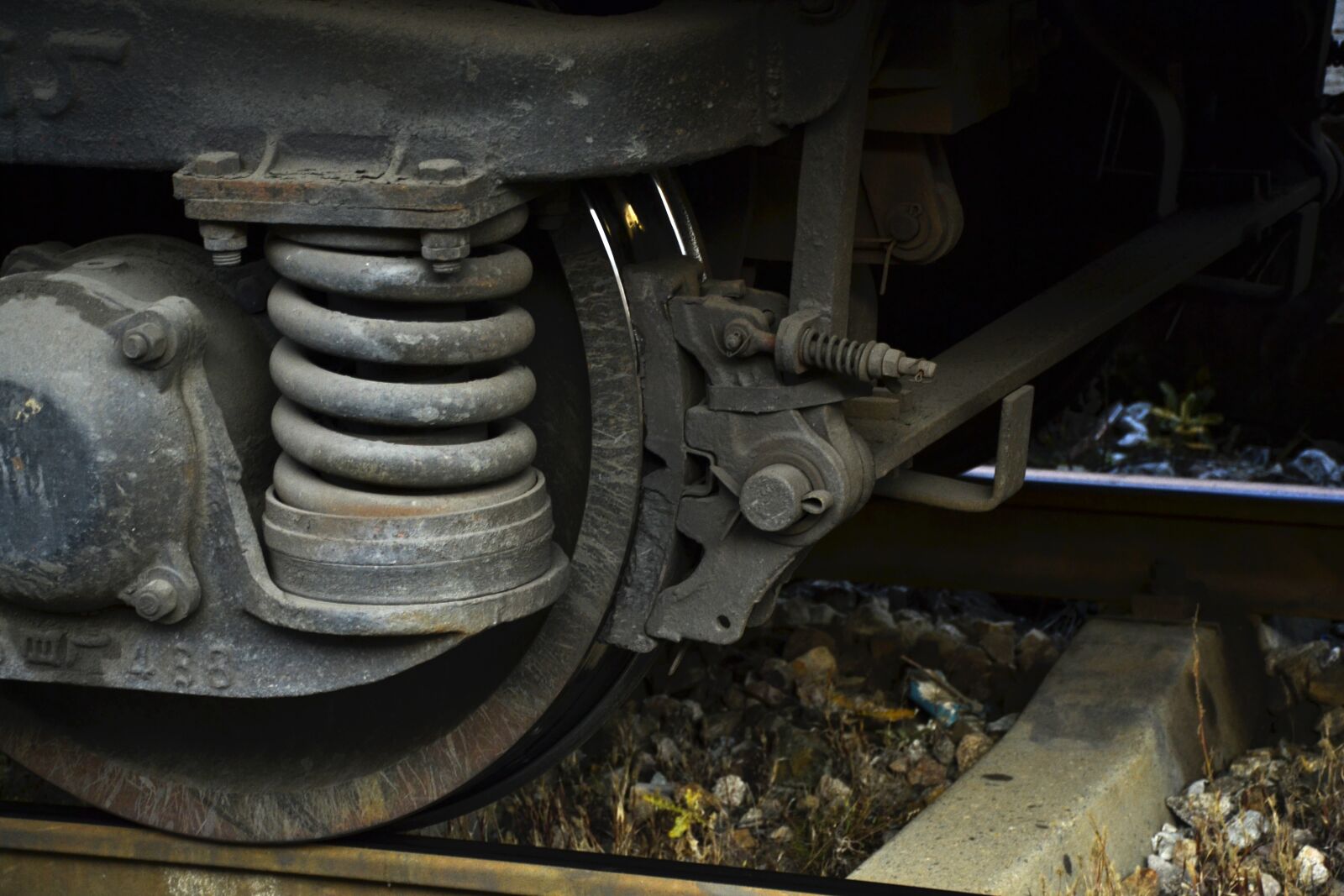 Nikon D3100 sample photo. Wheels, brake, spring photography