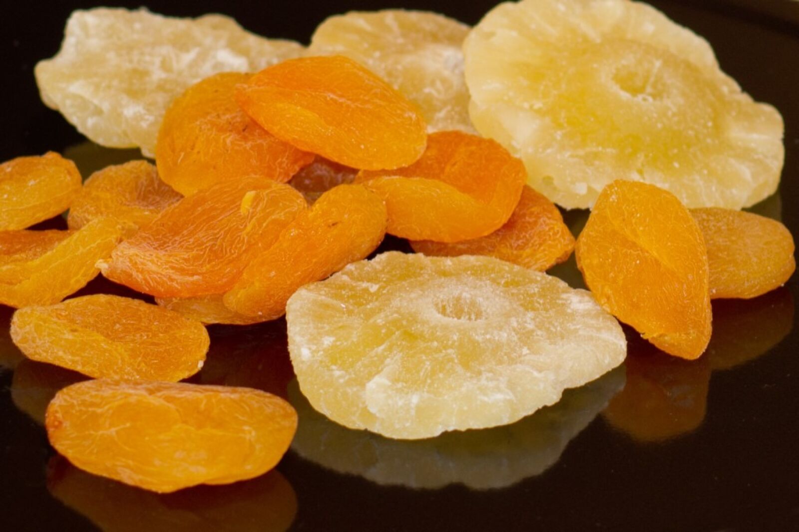Nikon D3100 sample photo. Dried fruit, pineapple, apricots photography