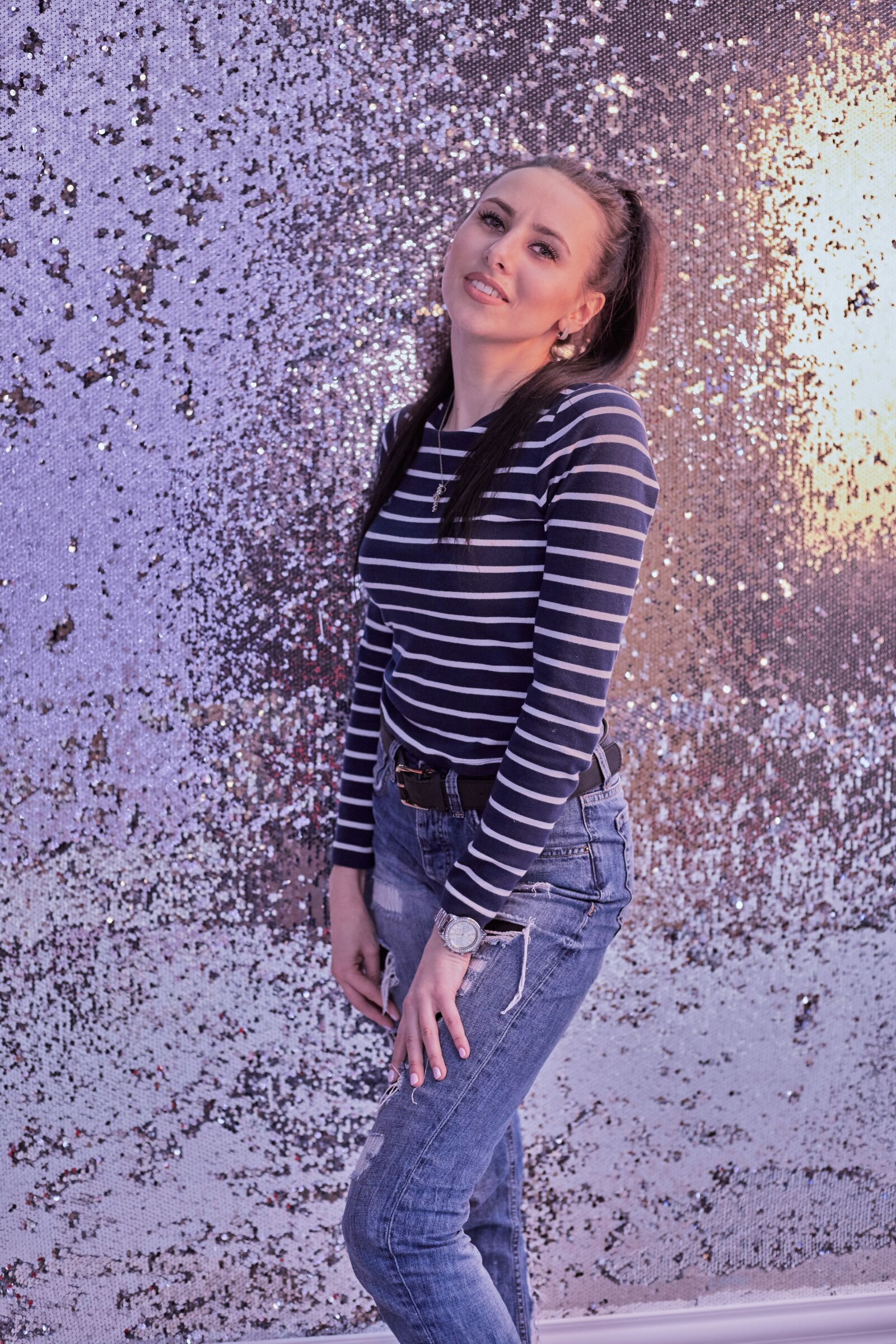 Canon EOS 6D Mark II sample photo. Girl, new year's eve photography