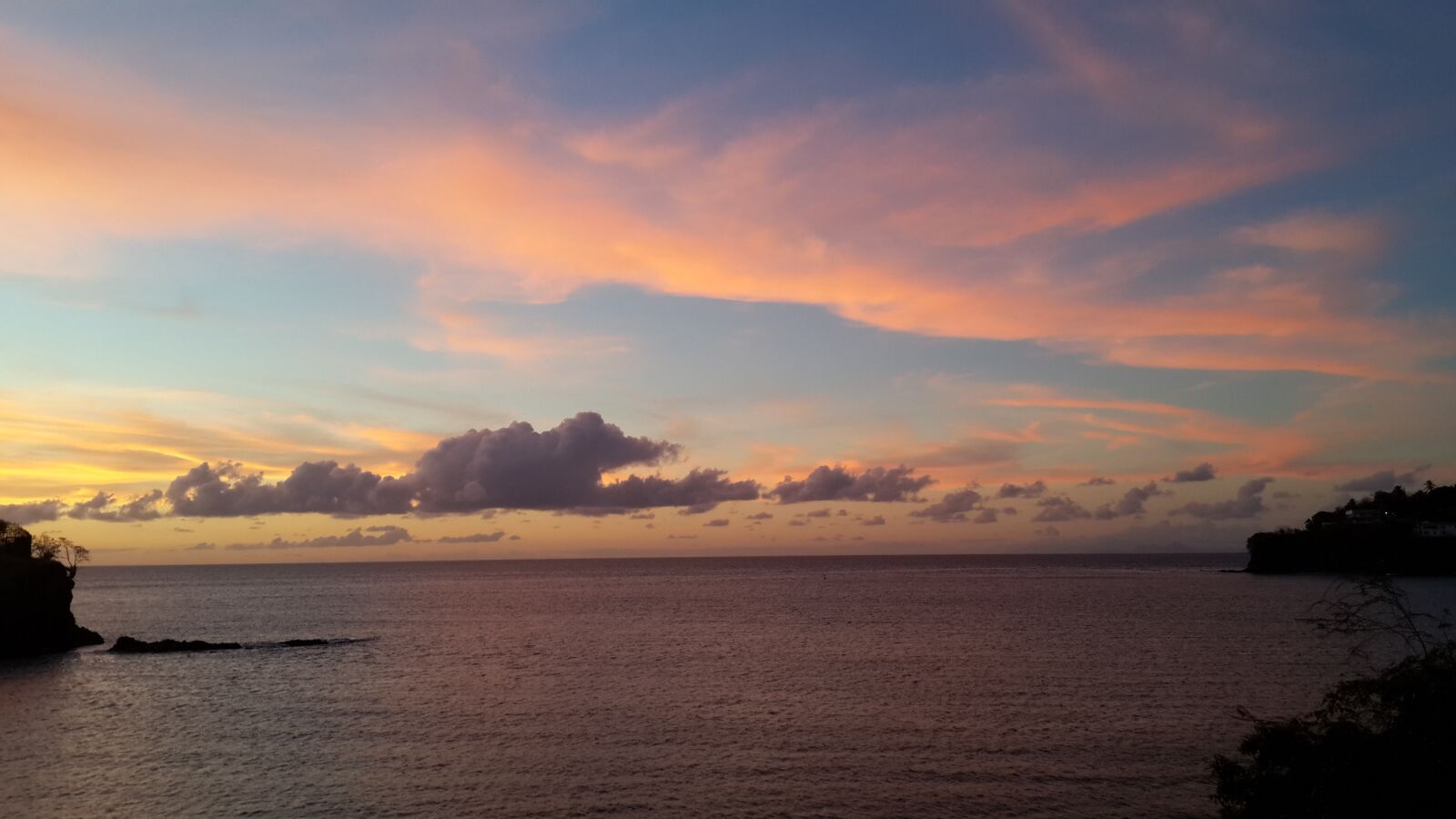 Samsung Galaxy S4 sample photo. Sunset, ocean, sea photography