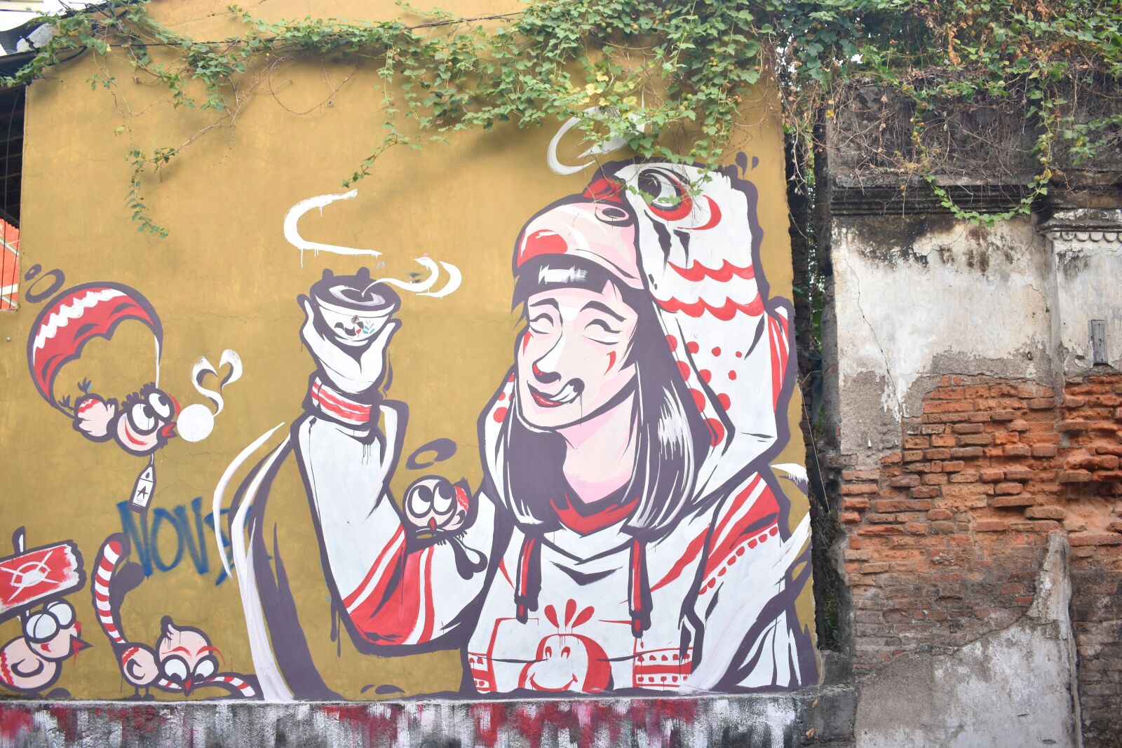 Nikon D3400 sample photo. Wall, art, street art photography