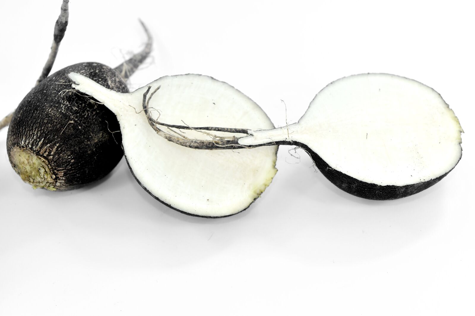 Nikon D5500 sample photo. Cross section, radish, roots photography