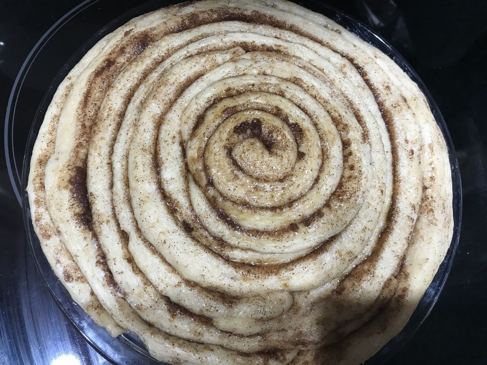 Apple iPad Pro (10.5-inch) sample photo. Cinnamon roll, cake, delicious photography