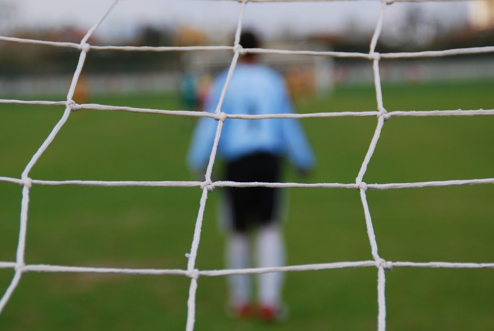Nikon D60 sample photo. Goalie, football, amateur photography