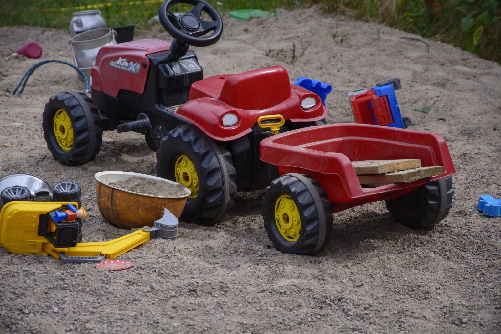 Nikon D7100 sample photo. Sand pit, children toys photography
