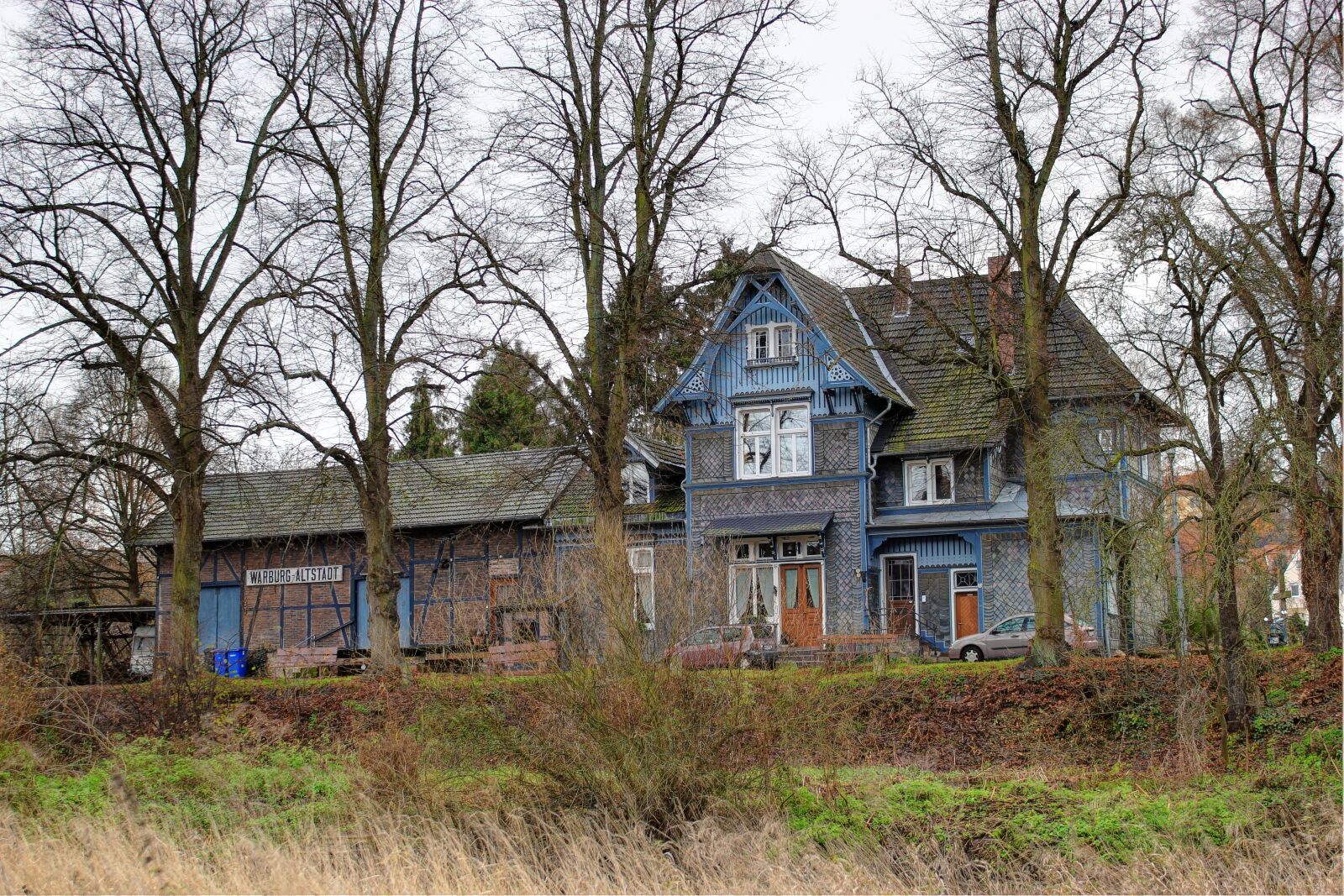Canon EOS 550D (EOS Rebel T2i / EOS Kiss X4) sample photo. Old, railway station, warburg photography