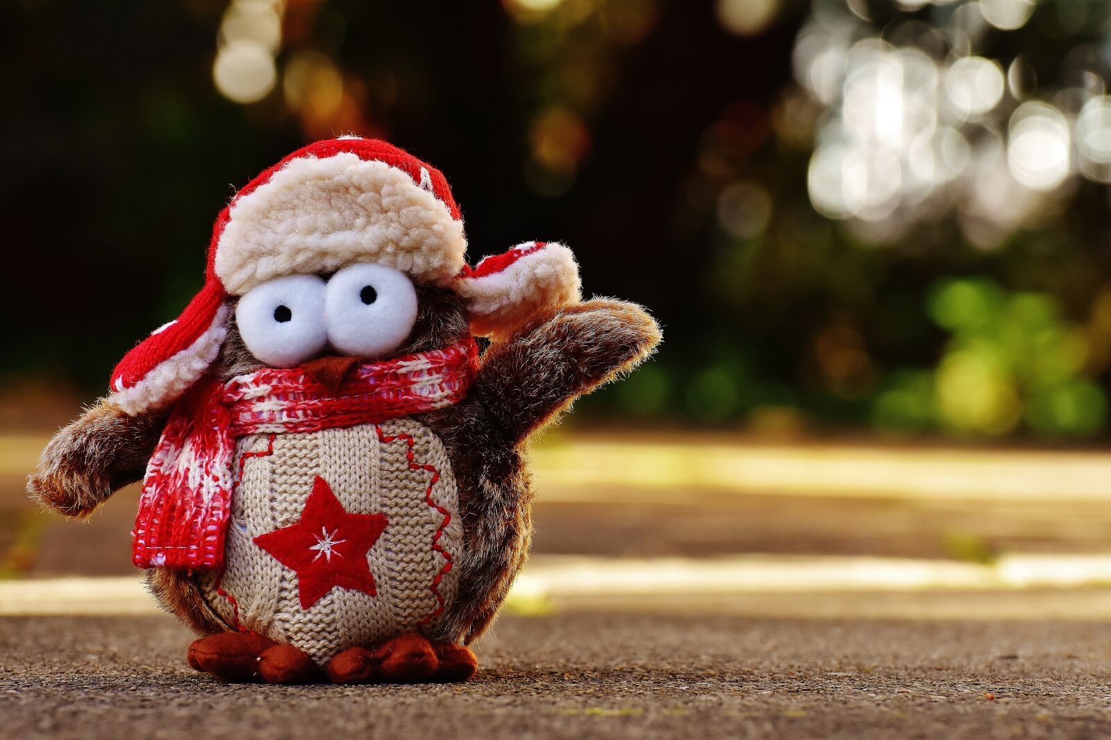 Nikon D7200 sample photo. Owl, plush, winter photography