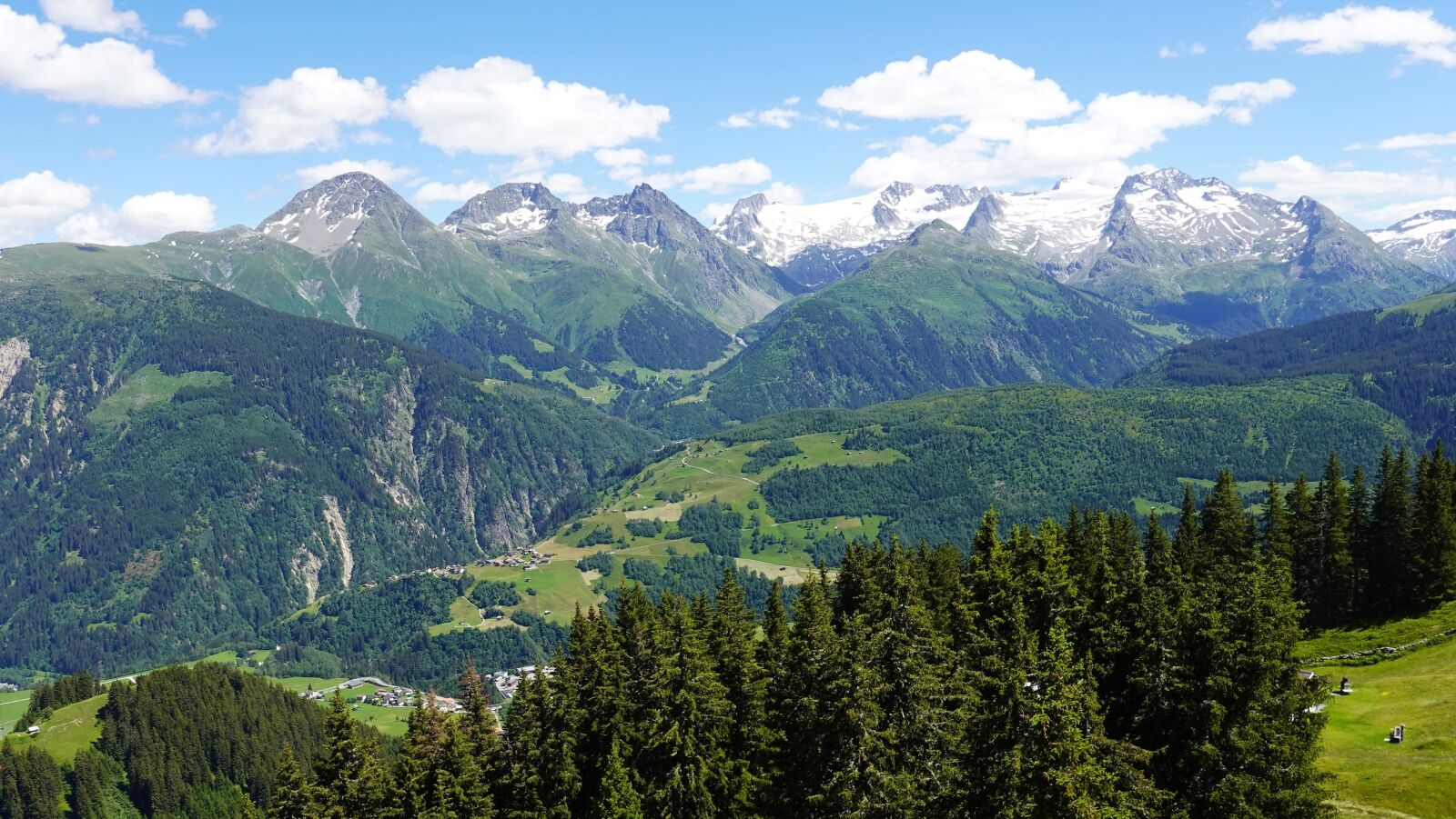 Sony DSC-RX100M7 sample photo. Mountain landscape, disentis, surselva photography