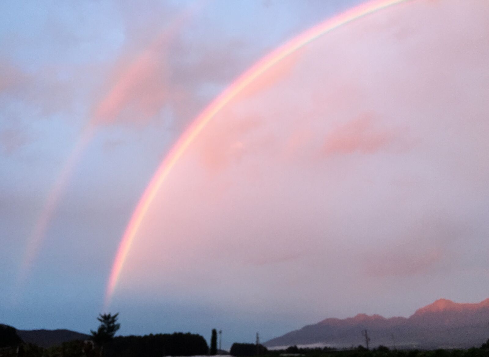 Apple iPhone 6 sample photo. Rainbow, sky, natural photography