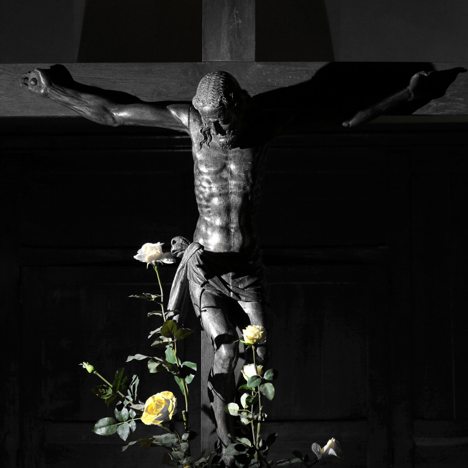 Canon EOS 5D Mark II sample photo. Religion, catholic, statue photography