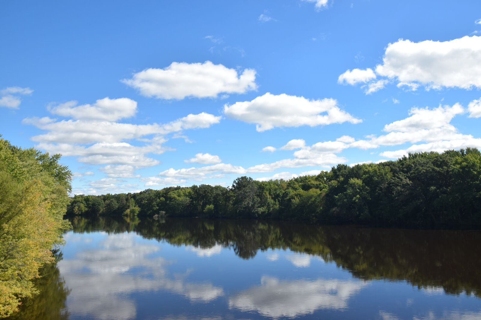 Nikon D3300 sample photo. River reflections, clouds, sky photography