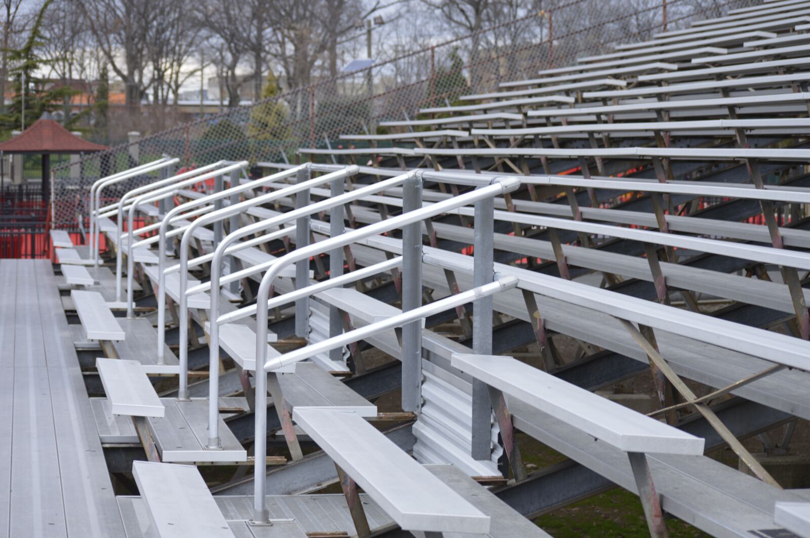 Nikon D3200 sample photo. Park, grandstand, football photography